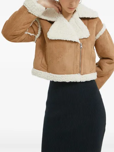 Abercrombie & Fitch Short Jacket In Brown