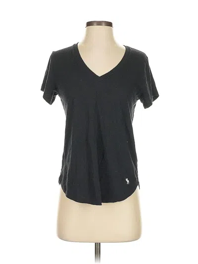 Pre-owned Abercrombie & Fitch Short Sleeve T-shirt In Black