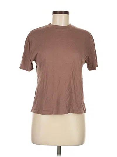 Pre-owned Abercrombie & Fitch Short Sleeve T-shirt In Brown