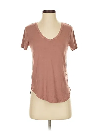 Pre-owned Abercrombie & Fitch Short Sleeve T-shirt In Brown