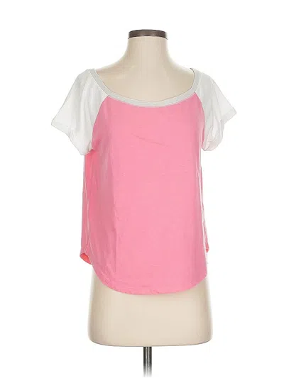 Pre-owned Abercrombie & Fitch Short Sleeve T-shirt In Pink