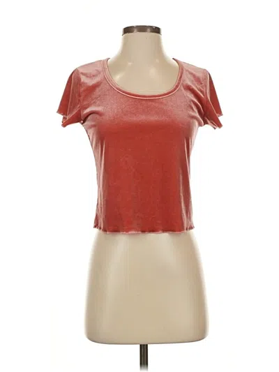 Pre-owned Abercrombie & Fitch Short Sleeve T-shirt In Red