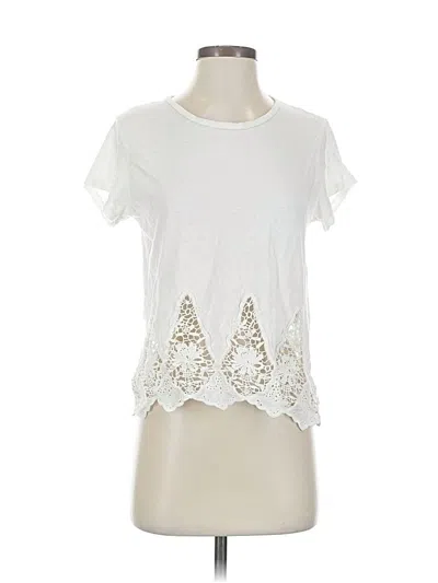 Pre-owned Abercrombie & Fitch Short Sleeve T-shirt In White