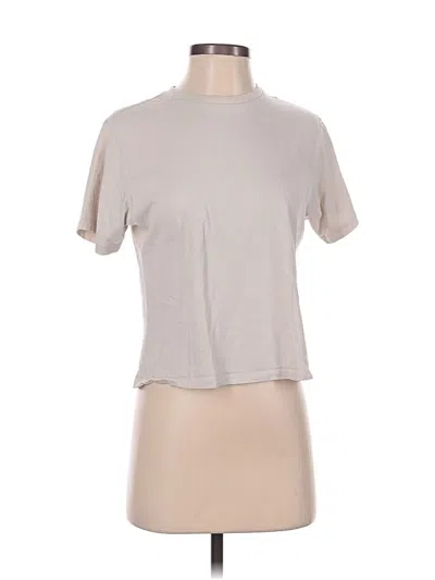 Pre-owned Abercrombie & Fitch Short Sleeve T-shirt In Tan