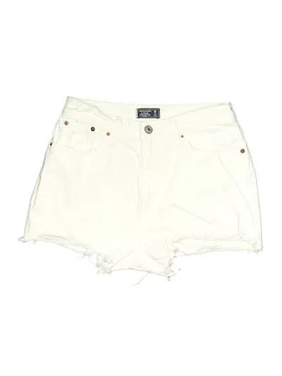 Pre-owned Abercrombie & Fitch Shorts In White