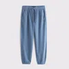 Abercrombie & Fitch Signature Icon Terry Cinched Sweatpant In Blue