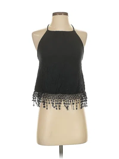 Pre-owned Abercrombie & Fitch Sleeveless Blouse In Black