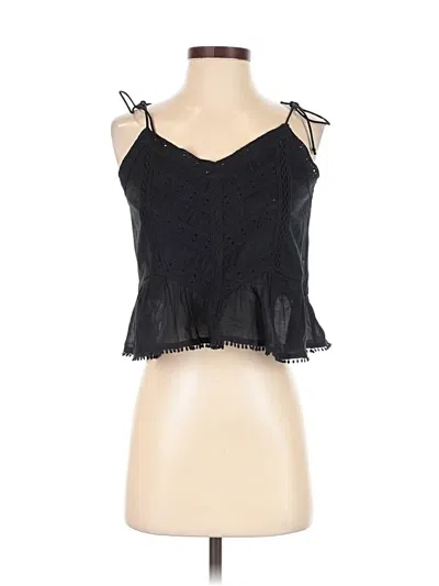 Pre-owned Abercrombie & Fitch Sleeveless Blouse In Black