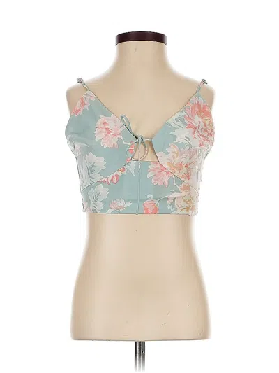 Pre-owned Abercrombie & Fitch Sleeveless Blouse In Blue