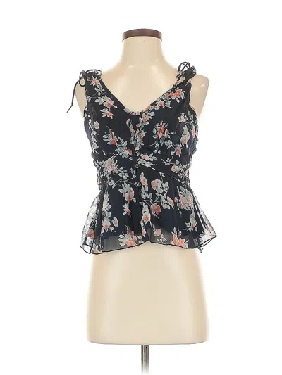 Pre-owned Abercrombie & Fitch Sleeveless Blouse In Blue