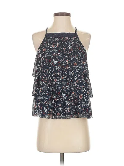 Pre-owned Abercrombie & Fitch Sleeveless Blouse In Blue