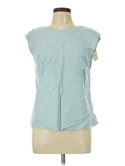 Pre-owned Abercrombie & Fitch Sleeveless Blouse In Blue