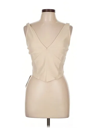 Abercrombie & Fitch Sleeveless Blouse In Brown