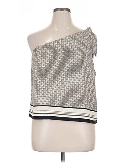 Abercrombie & Fitch Sleeveless Blouse In Gold
