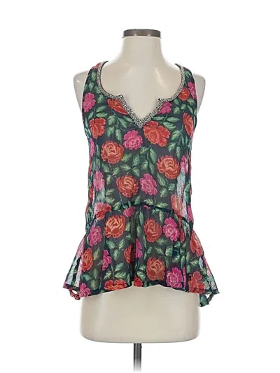 Pre-owned Abercrombie & Fitch Sleeveless Blouse In Green