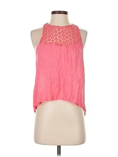 Pre-owned Abercrombie & Fitch Sleeveless Blouse In Pink