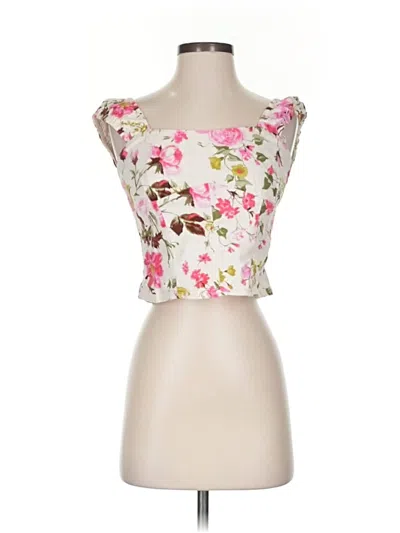 Pre-owned Abercrombie & Fitch Sleeveless Blouse In Pink