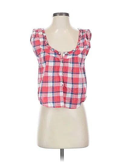 Pre-owned Abercrombie & Fitch Sleeveless Blouse In Pink