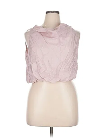 Pre-owned Abercrombie & Fitch Sleeveless Blouse In Pink