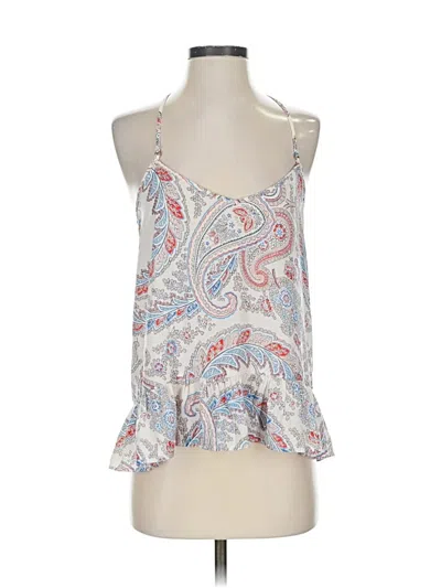 Pre-owned Abercrombie & Fitch Sleeveless Blouse In Silver