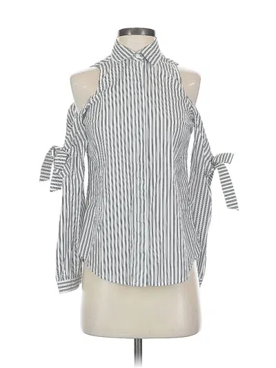 Pre-owned Abercrombie & Fitch Sleeveless Blouse In White