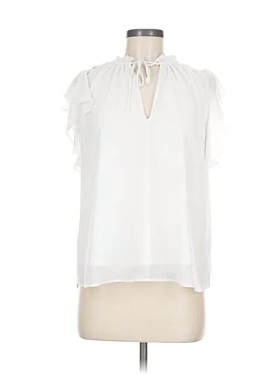 Pre-owned Abercrombie & Fitch Sleeveless Blouse In White