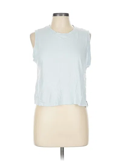 Pre-owned Abercrombie & Fitch Sleeveless T-shirt In Blue