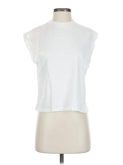 Pre-owned Abercrombie & Fitch Sleeveless T-shirt In White