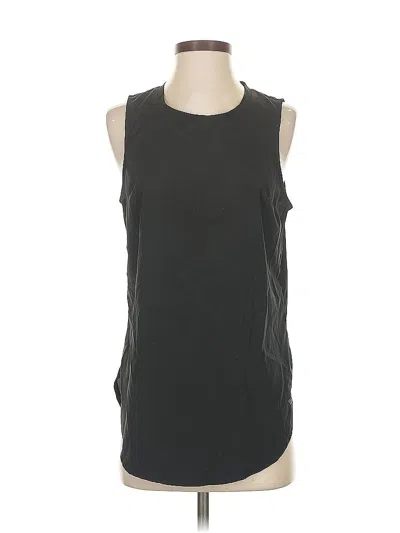 Pre-owned Abercrombie & Fitch Sleeveless Top Black Scoop Neck Tops
