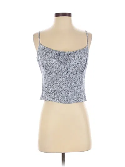 Pre-owned Abercrombie & Fitch Sleeveless Top Blue Sweetheart Neckline Tops
