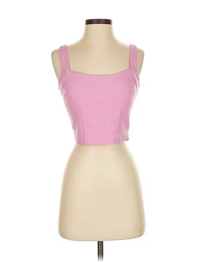 Pre-owned Abercrombie & Fitch Sleeveless Top Pink Sweetheart Neckline Tops