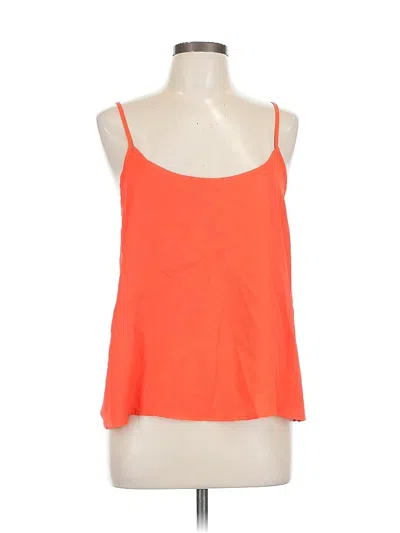 Pre-owned Abercrombie & Fitch Sleeveless Top Red Scoop Neck Tops