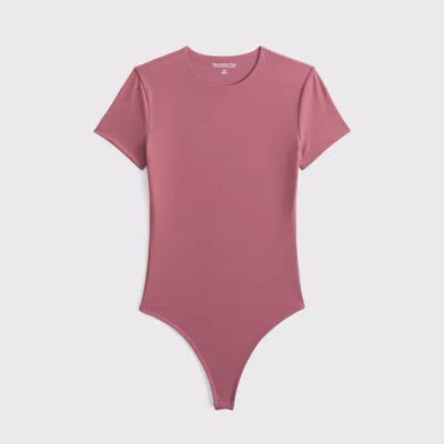 Abercrombie & Fitch Snatched Seamless Tee Bodysuit In Multi