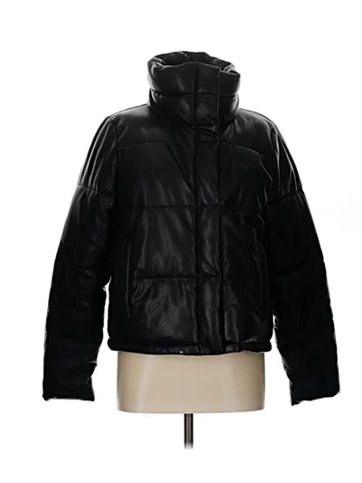 Pre-owned Abercrombie & Fitch Snow Jacket In Black