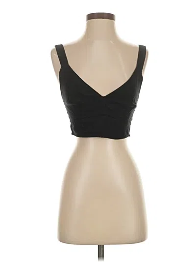 Pre-owned Abercrombie & Fitch Sports Bra In Black