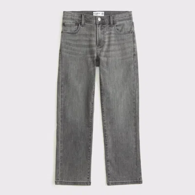 Abercrombie & Fitch Kids' Straight Jeans In Gray
