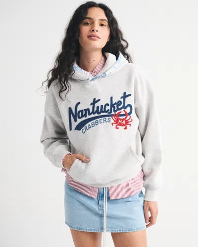 Abercrombie & Fitch Sunday Hoodie In Gray