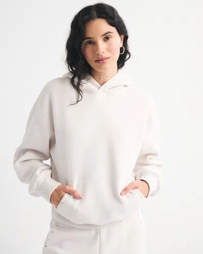 Abercrombie & Fitch Sunday Hoodie In White