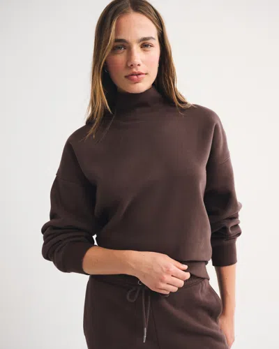 Abercrombie & Fitch Sunday Oversized Funnelneck Sweatshirt In Multi
