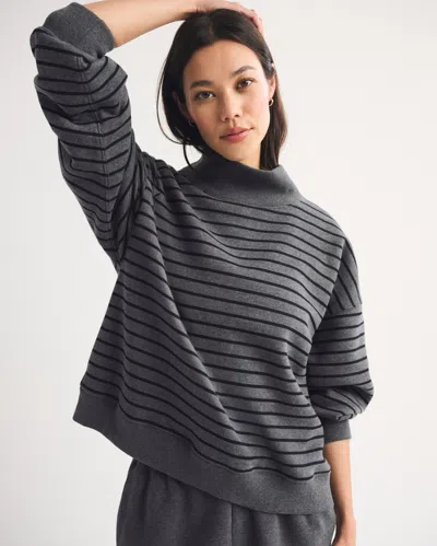 Abercrombie & Fitch Sunday Oversized Funnelneck Sweatshirt In Multi