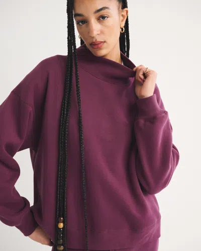 Abercrombie & Fitch Sunday Oversized Funnelneck Sweatshirt In Multi