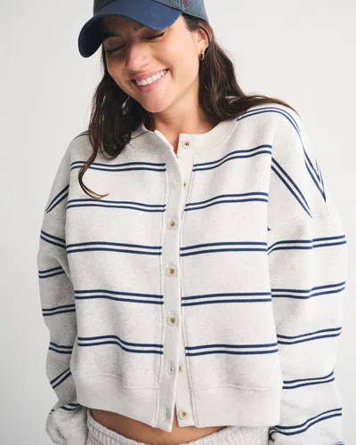 Abercrombie & Fitch Sunday Shrunken Cardigan In Multi