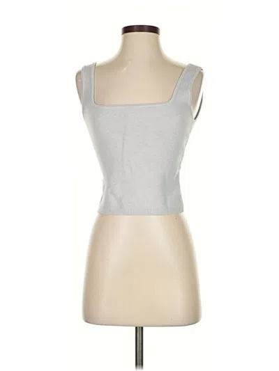 Pre-owned Abercrombie & Fitch Sweater Vest In Silver