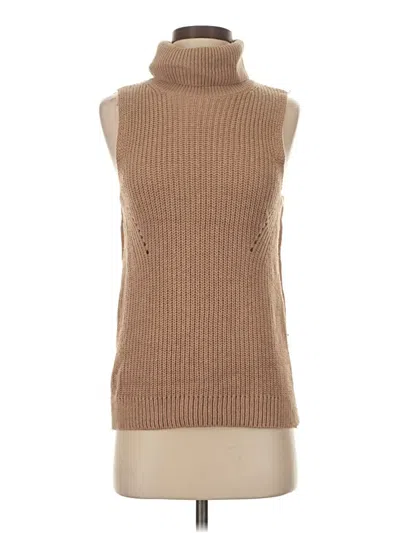 Pre-owned Abercrombie & Fitch Sweater Vest In Tan