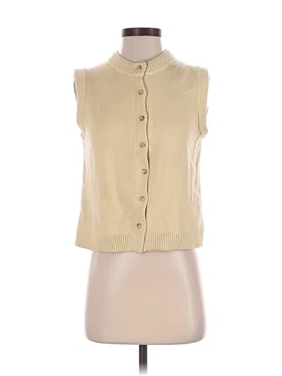 Pre-owned Abercrombie & Fitch Sweater Vest In Tan