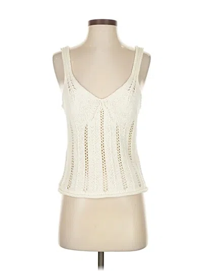 Pre-owned Abercrombie & Fitch Sweater Vest In White