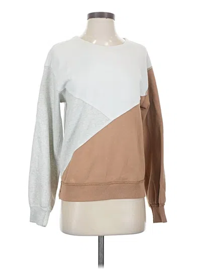 Pre-owned Abercrombie & Fitch Sweatshirt In Tan
