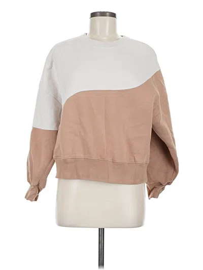 Pre-owned Abercrombie & Fitch Sweatshirt In Tan