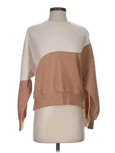 Pre-owned Abercrombie & Fitch Sweatshirt In Tan