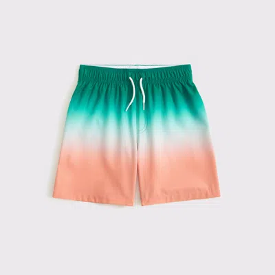 Abercrombie & Fitch Kids' Swim Trunks In Green